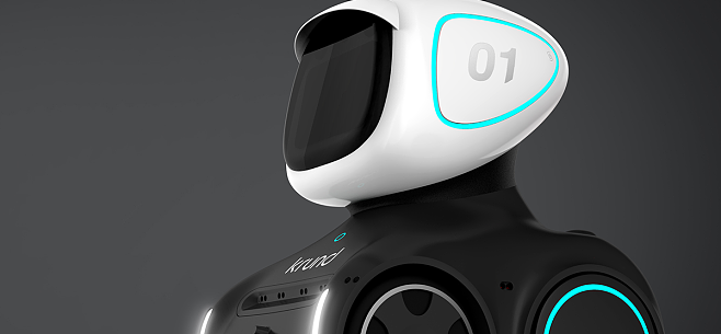 克路德安防服务机器人 工业设计驱动的智能安防新标杆